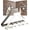 2PC, variant on Over-the-Door Hanger Organizer(2pc), 6 Hook Heavy Duty Door Rack, Door Hanger Hooks for Hanging, Coat Rack Dorm Essentials Bathroom Accessories (2PC)