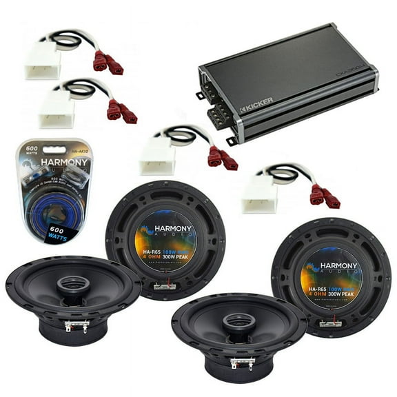 Fits Toyota Camry DX Sedan 1992-1996 Speaker Upgrade Harmony 2 R65 & CXA360.4