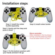Yammee Mini Steering Wheel for Controller Racing Game Steering Wheel Controller Racing Gaming Accessories