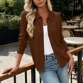 thumbnail image 5 of Women’s Cardigans Lightweight Sweaters with Long Sleeve, Womens Button Down Knit Cardigan Front Sweaters, Women's Brown,Size S-2XL, 5 of 7