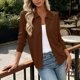 thumbnail image 5 of Neewe Cardigan Knit for Women Comfy Lightweight Trendy Long Sleeve Lapel Collar Button Down Casual Cardigans, 5 of 7