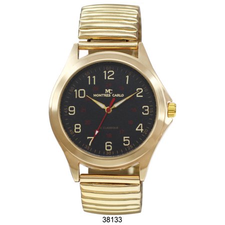 Gold/Black 39mm-milano-expressions-flex-band-watch-3813