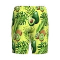 thumbnail image 7 of Daiia Kiwi and Avocado Mens Woven Stretch Pajama Short,Short Pajama Pants-Small, 7 of 7