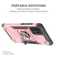 thumbnail image 4 of FIEWESEY for Samsung Galaxy A53 5G Phone Case Military Grade Drop Rugged Cover Anti-Scratch Protective 360° Rotate Kickstand Sturdy Shockproof Phone Cover for Samsung Galaxy A53 5G (Rose Gold), 4 of 7