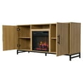 thumbnail image 6 of Modern Ember Rochester TV Stand, Entertainment Center, TVs up to 60", 2 Cabinets, 3 Shelves, with 18" Electric Fireplace, 6 of 9