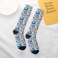 thumbnail image 5 of Balery Dogs With Pool Floats Printed Novelty Socks Men's Women's Crew Socks Sports Socks Knee High Socks Cotton Socks Quirky and Cool Socks, 5 of 9