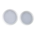 thumbnail image 1 of 2Pcs Coaster Base Silicone Mould Resin Making Tray for Bedroom Party Wedding, 1 of 8