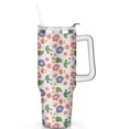 thumbnail image 2 of 40oz Tumbler with Handle and Straw Lid | Vacuum Insulated Leak Proof Tumbler | Stainless Steel Travel Mug Water Bottle Cup Keeps Cold & Hot, 2 of 7
