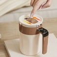 thumbnail image 7 of Self Stirring Coffee Mug with Lid, Automatic Stirring Mug Rechargeable, Electric Mixing Coffee Cup with Temperature Display, Stainless Steel Inner Travel Mug, Gift for Coffee Lovers, 7 of 7