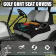 thumbnail image 3 of Yuyamidu Savage Golf Cart Seat Covers 2 Passenger Breathable Golf Cart Seat Covers with Pockets Golf Club Car Seats Blanket Covers for Women Men, 3 of 7