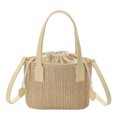 thumbnail image 1 of Bolso cruzado de moda para mujer, bolsos de paja ligeros para regalo (amarillo) Ehuebsd Para Estrenar, 1 of 9