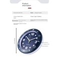 thumbnail image 4 of Modern Silent Quartz Wall Clock – Luxury Design with Creative Water Ghost Motif, 4 of 4