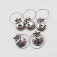 thumbnail image 2 of CIMAXIC 8Pcs Silver Stainless Steel Shell Window Curtain Clips Shower Curtain Rod Clips Rings Clothes Drapery Hooks Clamps (Silver),2.68"X1.5"X0.39", 2 of 4
