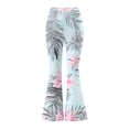 thumbnail image 5 of Women's Plus Size Wide Leg Flare Leggings High Waisted Stretch Casual Pants, 5 of 6