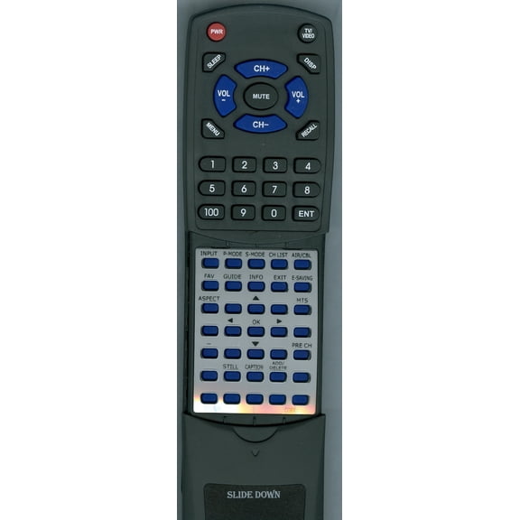 Replacement Remote for COBY RTTFTV3209, TFTV4708, TFTV3209