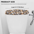 thumbnail image 5 of Renewold Cartoon Cat Dog Print Toilet Tank Lid Cover with Elastic Band, Dust Resistant Toilet Tank Cover, Fits Most Standard Toilets Tanks, Machine-Washable, 5 of 6