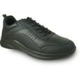 thumbnail image 1 of vangelo Professional Slip Resistant Men Lace Up Work Sneaker for Food Service Health Care Nurse JIMMY-4 Black, 1 of 7