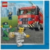 LEGO City Firetruck Small Napkins (16ct)