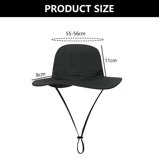 Waterproof Bucket Rain Hat for Women Wide Brim Summer UPF50+ 