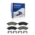 thumbnail image 5 of Detroit Axle - Brake Kit for 2009-2012 Chevy Colorado GMC Canyon Front Brake Rotors Ceramic Brakes Pads 2009 2010 2011 2012 Rear Brake Drums Semi-metallic Brake Shoes Replacement 6 Lug, 5 of 7