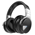 thumbnail image 1 of Audífonos con cancelación de ruido Silensys E7 Bluetooth con micrófono, graves profundos, inalámbricos, cómodos protein earpads - 30 horas de reproducción, viajes/trabajo, negros, 1 of 3
