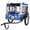 Blue Gray, variant on CQSXDA Large Dog Bike Trailer With Heavy-Duty Steel Frame In Waterproof Design For All-Terrain Cycling Adventures