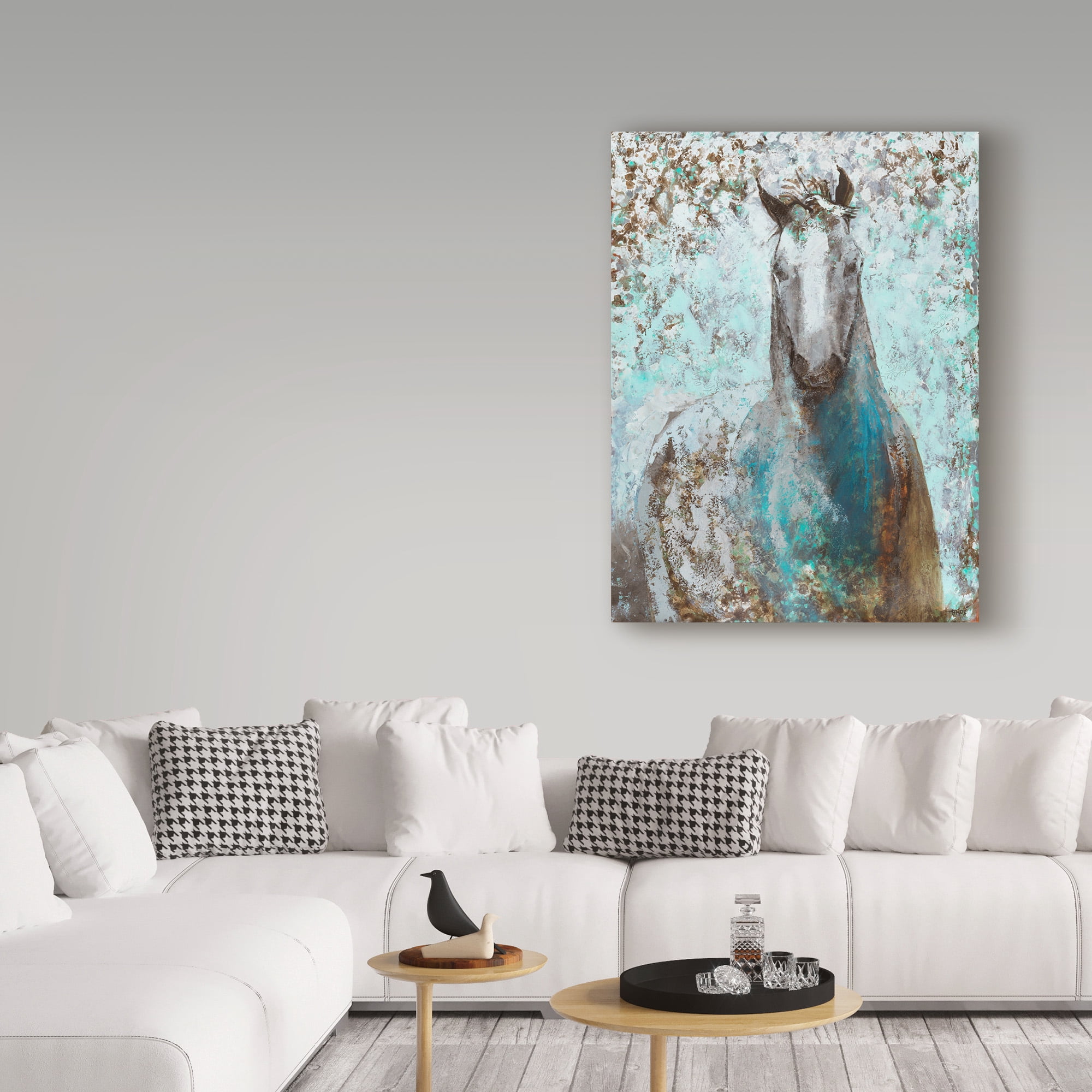 Trademark Fine Art 'Horse I' Canvas Art by Cecile Broz