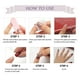 thumbnail image 5 of FloreceBien BABALAL 24 piezas de uñas postizas de ataúd mediano, uñas postizas de llama blanca y rosa, uñas postizas brillantes de bailarina para mujeres y niñas, 5 of 6