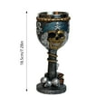thumbnail image 3 of Ensemble de Verres Highball en Résine 3D en Acier Inoxydable, Tasses à Cocktail pour Whisky, Bar Gothique et Accessoires de Fête à la Maison, 3 of 6