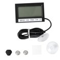 thumbnail image 3 of WRITWAA Temperature Measurement Thermometer for Aquariums Plastic Black Vehicle Use 1Set, 3 of 6
