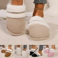 thumbnail image 6 of Oyedens Fuzzy Slippers for Women Men Comzy Winter Warm Plush Bedroom Slip on House Shoes Indoor, 6 of 7