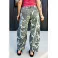 thumbnail image 2 of TinyCribz Women's Camo Denim Jeans, Trendy Relaxed Fit Ankle Pants 16, 2 of 6