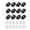 Black, variant on M Buder 12PCS Self Adhesive Mini Caster Wheels Stainless Steel Paste Universal Swivel Wheels 360 Degree Rotation Sticky Pulley for Trash Can Small Appliance (Black, 1.1 x 1.8 in / 2.8 x 4.5 cm)