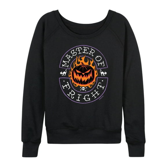 The Nightmare Before Christmas - Master Of Fright - Women's Lightweight French Terry Long Sleeve Shirt