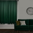 thumbnail image 3 of Your Chair Covers - 42 X 63 Inch Blackout Polyester Curtains with Rod Pocket Hunter Green - 2 Panels, 3 of 3