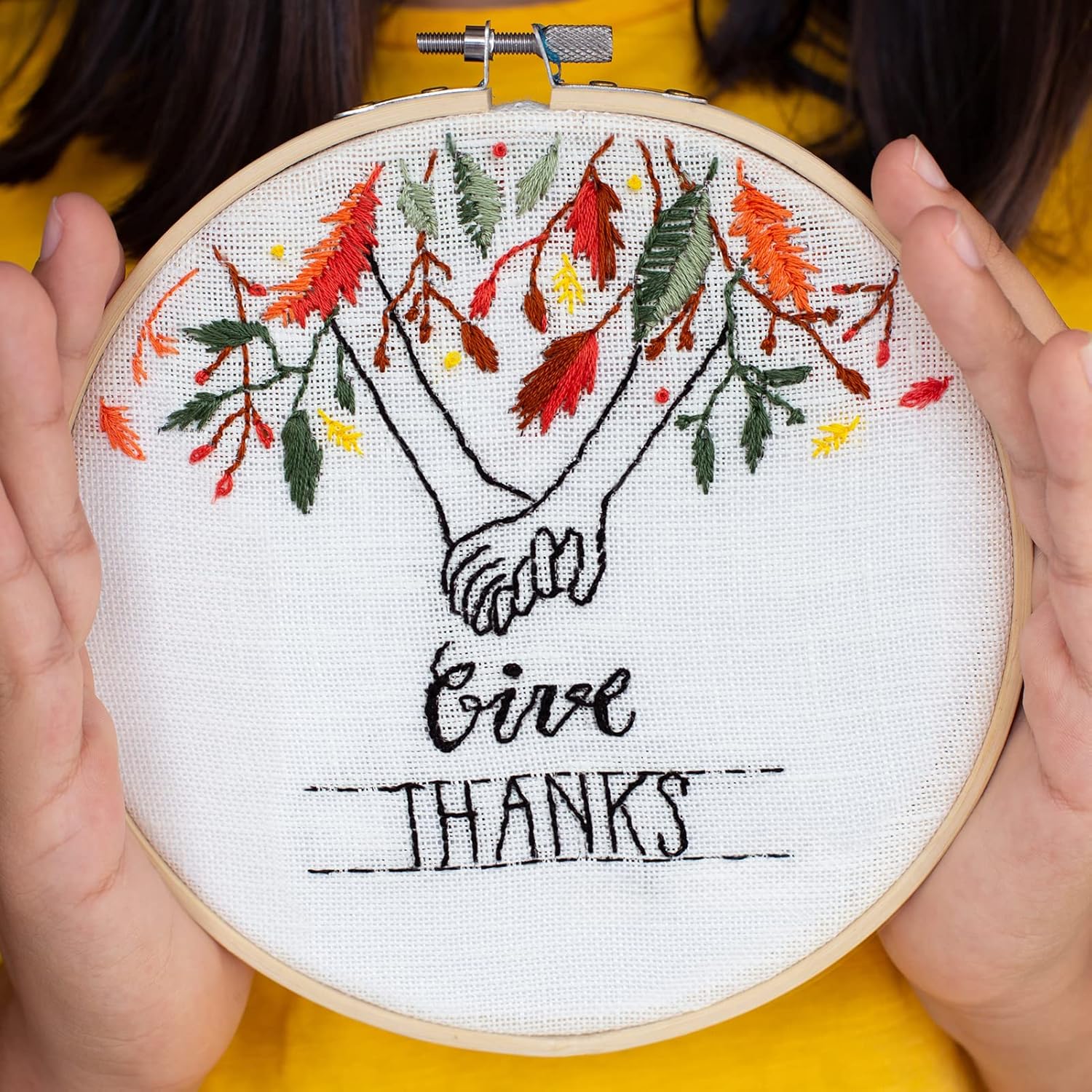 24 Pieces 6 Inch Embroidery Hoops Bulk, Cross Stitch Hoop Ring for Needlework Art Craft and Wall Decoration