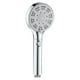 thumbnail image 1 of Power Booster Sprayer Bathroom Bath Filter Shower Head Spray Bath Head Flower Shower, 1 of 5