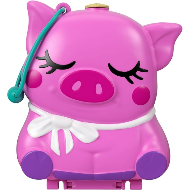 Polly Pocket On The Farm Piggy Compact Doll Playset