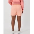 thumbnail image 6 of Hanes Women's Garment Dyed French Terry Shorts, 4" Cameo Stone Pink XL, 6 of 8
