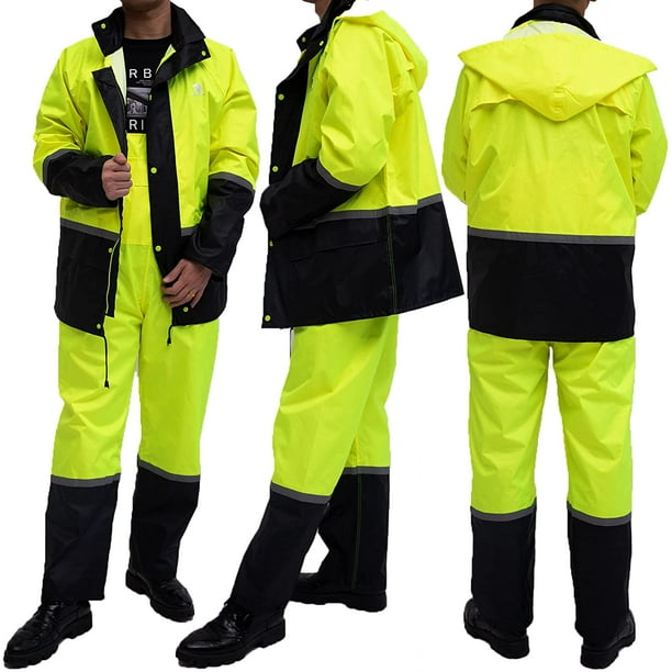 Rain Suits for Men Women Waterproof Heavy Duty Raincoat Fishing