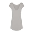 thumbnail image 5 of Women's Sexy Low Back Mini Dress Short Sleeve Crew Neck A-Line Graduation Sundress, 5 of 6