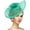 Light Green, variant on Fascinator Hat for Women - 2026 Victoria High  Party Kentucky Hat with Hair Clip for Lady Girls