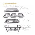 thumbnail image 2 of Bufetera 3 Espacios De Acero Inoxidable Para Chef Comedor 9l plata, 2 of 4