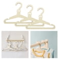 thumbnail image 3 of GUOOL 3x Baby Clothes Hangers Hanging Racks with Shoulder Notches Holders for Home Owl, 3 of 8