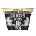 thumbnail image 1 of Yogurt batido Oikos Pro vainilla sin azúcar añadida 15 g de proteína 150g, 1 of 5