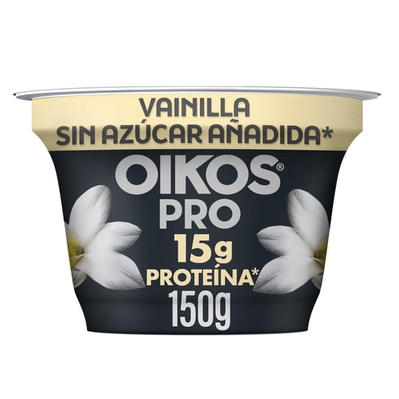 Yogurt batido Oikos Pro vainilla sin azúcar añadida 15 g de proteína 150g