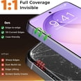 thumbnail image 6 of 9H Hardness for Samsung Galaxy S26+ Plus Screen Protector 12FT Military Grade Protection (Scratch, Shatter, Drop Resistance) Tempered Glass Full Edge Coverage 6.7", 6 of 6