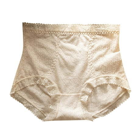 

Rovga Lady Print Panties Yellow Cutout Briefs 1 Pcs Breathable Panties