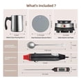 thumbnail image 2 of Candle Making Kit Supplies,For Beginners,900Ml Pouring Pot Pitcher,HeatGun,Thermometer,Candle Making Accessories EU Plug, 2 of 5