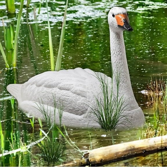 Galashield Swan Decoys for Geese | Large Floating Swan Decoy for Pool, Pond & Lake